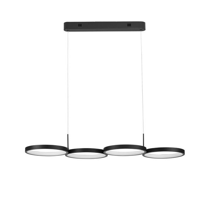 Lustra LED suspendata design modern MAGNUS R4 neagra, Candelabre si Lustre moderne elegante⭐ modele clasice de lux pentru living, bucatarie si dormitor.✅ DeSiGn actual Top 2020!❤️Promotii lampi❗ ➽ www.evalight.ro. Oferte corpuri de iluminat suspendate pt camere de interior (înalte), suspensii (lungi) de tip lustre si candelabre, pendule decorative stil modern, clasic, rustic, baroc, scandinav, retro sau vintage, aplicate pe perete sau de tavan, cu cristale, abajur din material textil, lemn, metal, sticla, bec Edison sau LED, ieftine de calitate deosebita la cel mai bun pret. a