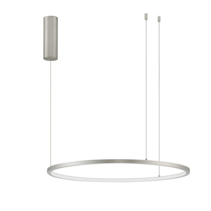 Lustra LED suspendata design modern circular TARQUIN D-60cm argintie, Corpuri de iluminat interior LED⭐ modele lustre interior LED pentru living, dormitor, bucatarie, baie.✅DeSiGn decorativ de lux!❤️Promotii lampi LED❗ ➽www.evalight.ro. Alege Corpuri de iluminat interior LED elegante in stil modern, suspendate sau aplicate de tavan si perete, ieftine de calitate deosebita la cel mai bun pret. a