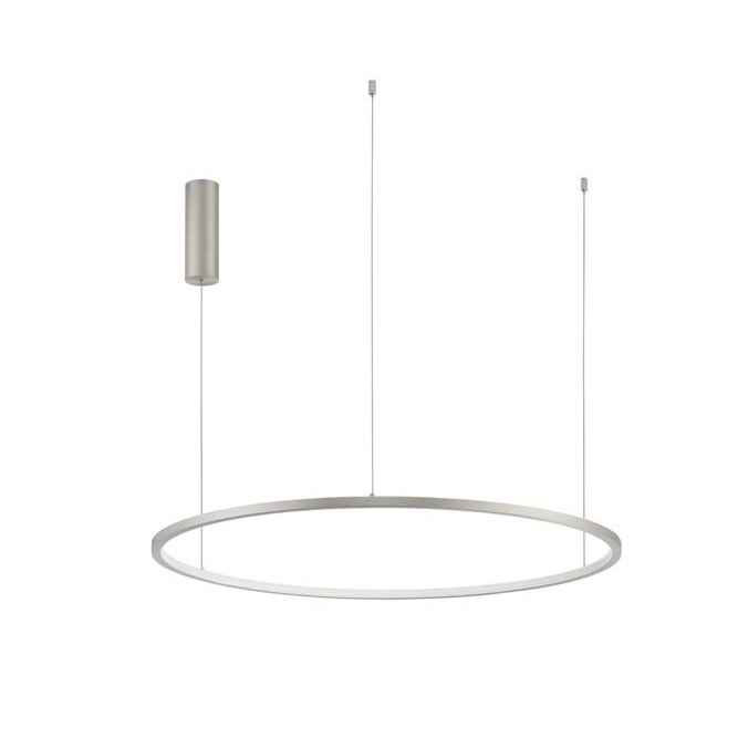 Lustra LED suspendata design modern circular TARQUIN D-80cm argintie, Corpuri de iluminat interior LED⭐ modele lustre interior LED pentru living, dormitor, bucatarie, baie.✅DeSiGn decorativ de lux!❤️Promotii lampi LED❗ ➽www.evalight.ro. Alege Corpuri de iluminat interior LED elegante in stil modern, suspendate sau aplicate de tavan si perete, ieftine de calitate deosebita la cel mai bun pret. a