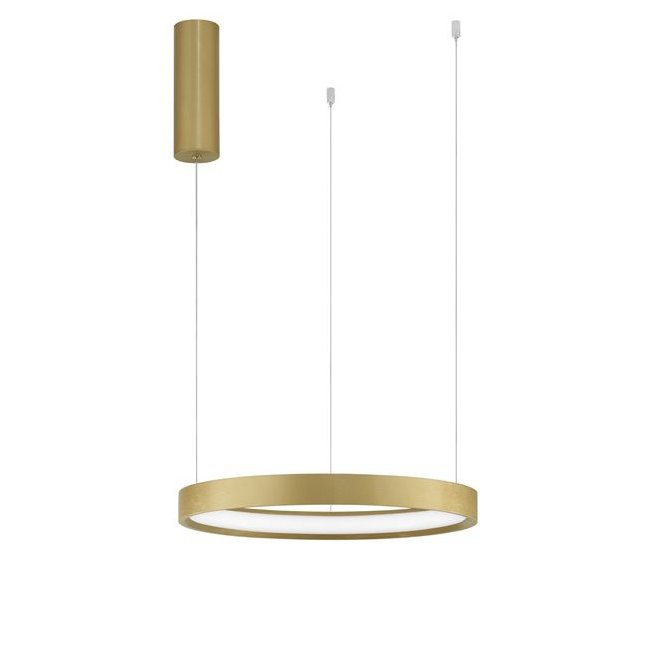 Lustra LED suspendata design modern circular PERRINE D-40cm aurie, Promotii lustre, reduceri⭐ corpuri de iluminat, mobila si decoratiuni de interior si exterior.⭕Oferte Pret redus online ➽ www.evalight.ro❗ a