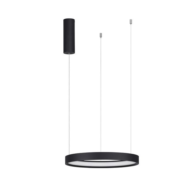 Lustra LED suspendata design modern circular PERRINE D-40cm neagra, Corpuri de iluminat interior LED⭐ modele lustre interior LED pentru living, dormitor, bucatarie, baie.✅DeSiGn decorativ de lux!❤️Promotii lampi LED❗ ➽www.evalight.ro. Alege Corpuri de iluminat interior LED elegante in stil modern, suspendate sau aplicate de tavan si perete, ieftine de calitate deosebita la cel mai bun pret. a