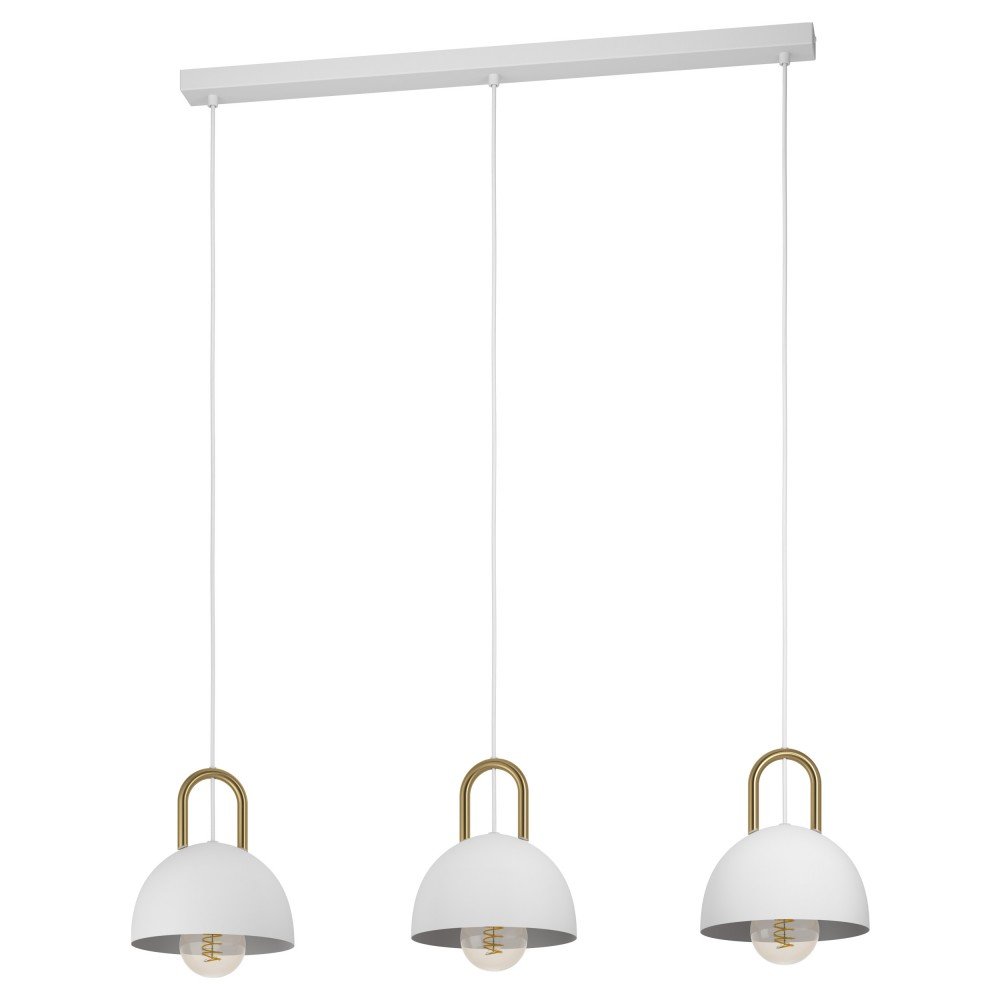 Lustra cu 3 pendule design modern Calmanera alama, alb, Promotii lustre, reduceri⭐ corpuri de iluminat, mobila si decoratiuni de interior si exterior.⭕Oferte Pret redus online ➽ www.evalight.ro❗ a