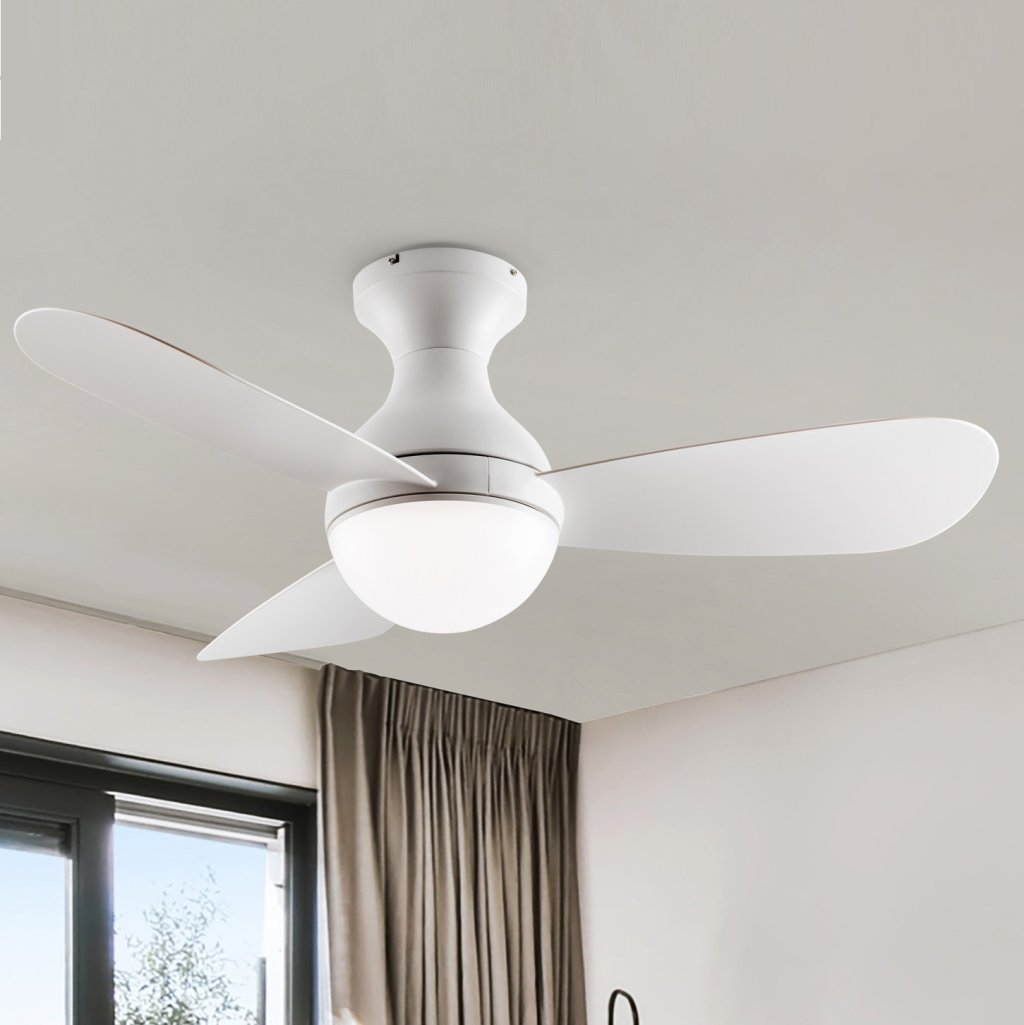 Lustra cu Ventilator, iluminat LED si telecomanda, Vito alb, Lustre cu ventilator, tavan⭐ ventilatoare moderne cu sisteme de iluminat LED si telecomanda.❤️Promotii lampi❗ ➽www.evalight.ro. Alege corpuri de iluminat cu ventilator profesionale, ieftine sau de lux, calitate premium la cel mai bun pret! a