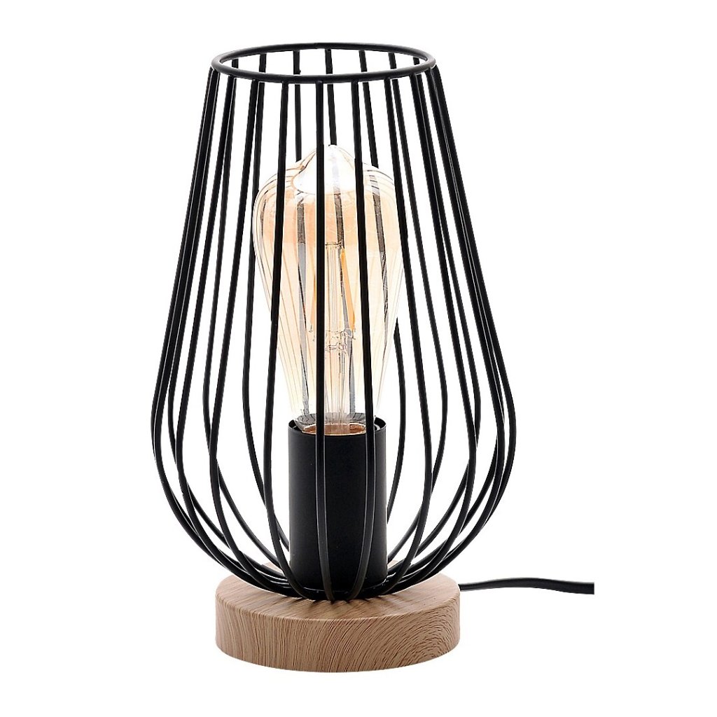 Veioza, lampa de masa design industrial Gremio negru, Candelabre si Lustre moderne elegante⭐ modele clasice de lux pentru living, bucatarie si dormitor.✅ DeSiGn actual Top 2020!❤️Promotii lampi❗ ➽ www.evalight.ro. Oferte corpuri de iluminat suspendate pt camere de interior (înalte), suspensii (lungi) de tip lustre si candelabre, pendule decorative stil modern, clasic, rustic, baroc, scandinav, retro sau vintage, aplicate pe perete sau de tavan, cu cristale, abajur din material textil, lemn, metal, sticla, bec Edison sau LED, ieftine de calitate deosebita la cel mai bun pret. a