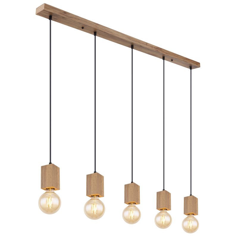 Lustra cu 5 pendule design industrial ERNA maro, Lustre tip Suspensii Corpuri de iluminat⭐ modele moderne pentru iluminat bucatarie, dormitor si living.✅DeSiGn decorativ unic!❤️Promotii lampi❗ ➽ www.evalight.ro. Oferte NOI la pendule (lungi) suspendate de tavan pt camere de interior (înalte), stil modern, elegante cu cristale, abajur din material textil, lemn, metal, sticla, calitate deosebita la cel mai bun pret. a