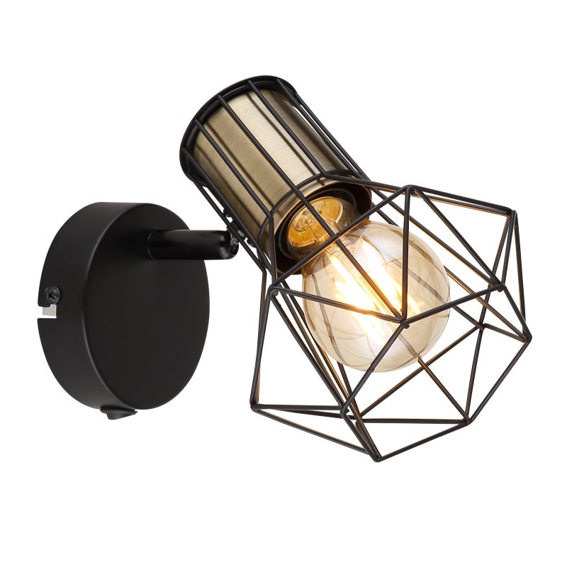 Aplica de perete design industrial PRISKA negru, alama, Candelabre si Lustre moderne elegante⭐ modele clasice de lux pentru living, bucatarie si dormitor.✅ DeSiGn actual Top 2020!❤️Promotii lampi❗ ➽ www.evalight.ro. Oferte corpuri de iluminat suspendate pt camere de interior (înalte), suspensii (lungi) de tip lustre si candelabre, pendule decorative stil modern, clasic, rustic, baroc, scandinav, retro sau vintage, aplicate pe perete sau de tavan, cu cristale, abajur din material textil, lemn, metal, sticla, bec Edison sau LED, ieftine de calitate deosebita la cel mai bun pret. a