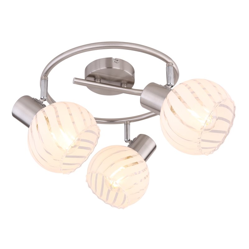 Plafoniera cu 3 spoturi design modern WILLY nichel, Plafoniere cu 3 spoturi, LED⭐ modele moderne corpuri de iluminat tip spoturi aplicate pe tavan sau perete.✅Design decorativ unic!❤️Promotii lampi❗ ➽ www.evalight.ro. Alege oferte lustre de iluminat interior tip plafoniere si aplice cu 3 spoturi pe bara cu lumina LED si directie reglabila pentru living, dormitor, bucatarie, baie, hol, camera copii, calitate de lux la cel mai bun pret. a