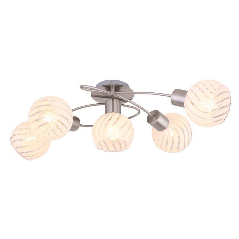 Plafoniera cu 5 spoturi design modern WILLY nichel, Lustre cu spoturi, LED⭐ modele moderne corpuri de iluminat tip spoturi aplicate pe tavan sau perete.✅Design decorativ 2022!❤️Promotii lampi❗ ➽ www.evalight.ro. Alege lustre de iluminat interior tip plafoniere si aplice cu 5 sau 6 spoturi pe bara cu lumina LED si directie reglabila pentru living, dormitor, bucatarie, baie, hol, camera copii, calitate de lux la cel mai bun pret. a