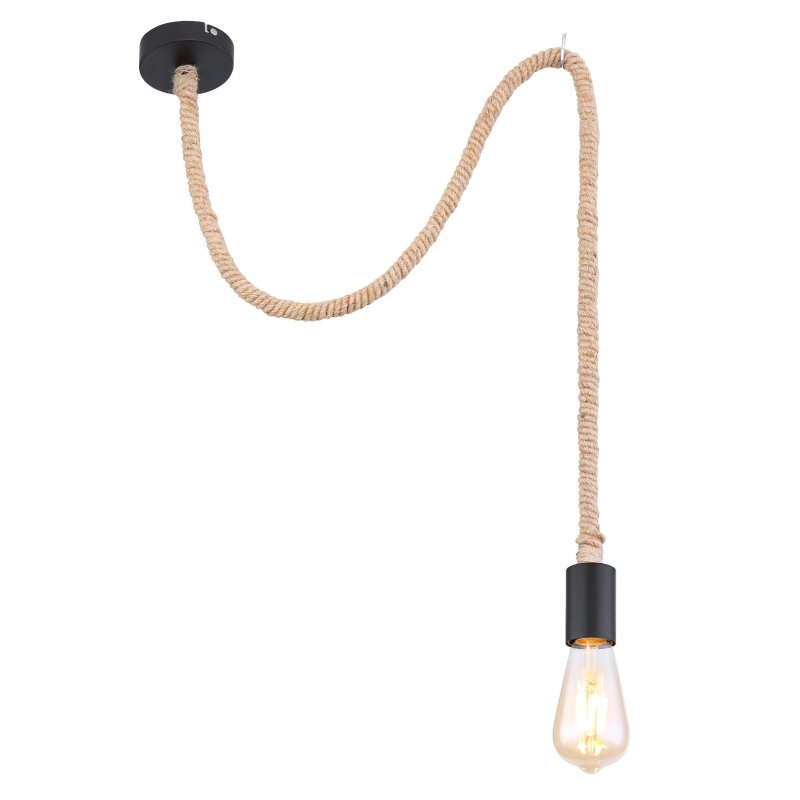 Pendul design industrial ULLEU negru, maro 10cm, Pendule / Lustre suspendate moderne, LED⭐ modele elegante pentru bucatarie, living dormitor.✅DeSiGn decorativ unic!❤️Promotii lampi❗ ➽www.evalight.ro. Alege corpuri de iluminat suspendate pt interior stil modern, suspensii de tip pendule cu cristale, abajur material textil, lemn, metal, sticla, bec tip lumanare Edison sau LED, ieftine si de lux, calitate deosebita la cel mai bun pret. a