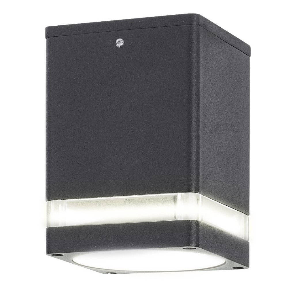 Spot aplicat pentru iluminat exterior design modern IP54 Zombor antracit 9x9cm, Corpuri de iluminat interior, moderne⭐ modele lustre interior pentru living, dormitor, bucatarie, baie.✅DeSiGn decorativ de lux!❤️Promotii lampi❗ ➽www.evalight.ro. Alege Corpuri de iluminat interior elegante in stil modern, suspendate sau aplicate de tavan si perete, ieftine de calitate deosebita la cel mai bun pret.
 a