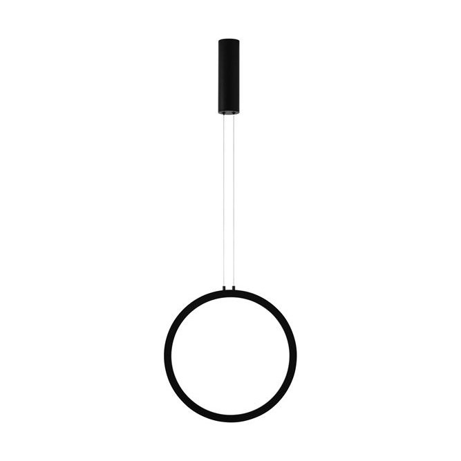 Pendul LED dimabil design modern Change negru 39,5cm, Promotii lustre, reduceri⭐ corpuri de iluminat, mobila si decoratiuni de interior si exterior.⭕Oferte Pret redus online ➽ www.evalight.ro❗ a