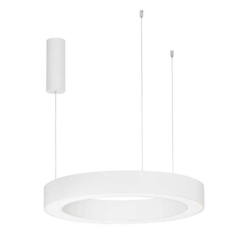 Pendul LED dimabil design modern MORBIDO alb, Lustre LED, moderne⭐ modele pendule pentru iluminat dormitor, living, bucatarie.✅DeSiGn decorativ unic!❤️Promotii lampi LED❗ ➽ www.evalight.ro. Alege corpuri de iluminat cu LED suspendate pt interior, suspensii elegante de lux cu cristale (becuri cu leduri si module LED integrate cu lumina calda, naturala sau rece), ieftine de calitate deosebita la cel mai bun pret.  a