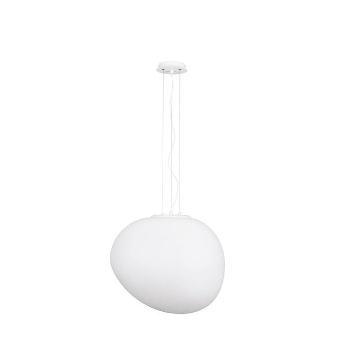 Pendul design modern Ciottoli alb 44cm, Corpuri de iluminat interior, moderne⭐ modele lustre interior pentru living, dormitor, bucatarie, baie.✅DeSiGn decorativ de lux!❤️Promotii lampi❗ ➽www.evalight.ro. Alege Corpuri de iluminat interior elegante in stil modern, suspendate sau aplicate de tavan si perete, ieftine de calitate deosebita la cel mai bun pret.
 a