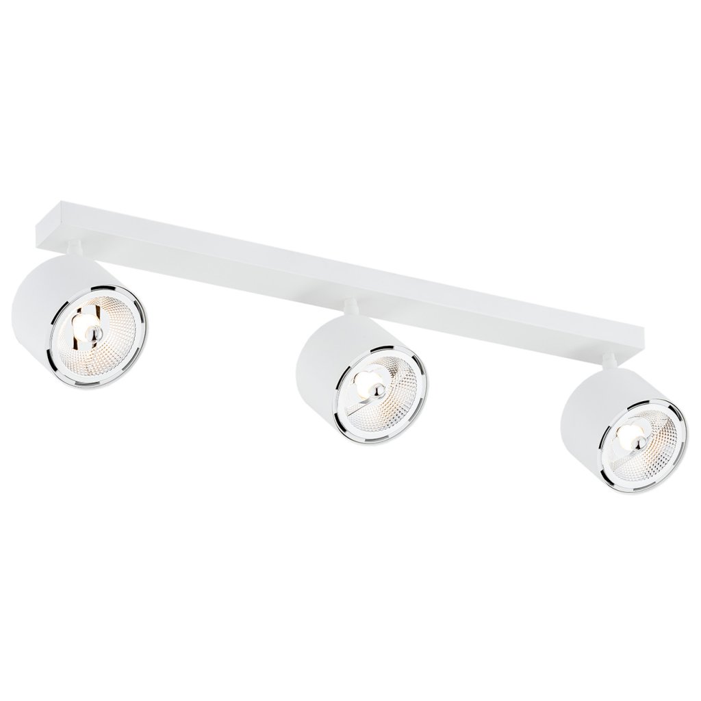 Plafoniera cu 3 spoturi directionabile design modern Clevland alb, Plafoniere cu 3 spoturi, LED⭐ modele moderne corpuri de iluminat tip spoturi aplicate pe tavan sau perete.✅Design decorativ unic!❤️Promotii lampi❗ ➽ www.evalight.ro. Alege oferte lustre de iluminat interior tip plafoniere si aplice cu 3 spoturi pe bara cu lumina LED si directie reglabila pentru living, dormitor, bucatarie, baie, hol, camera copii, calitate de lux la cel mai bun pret. a