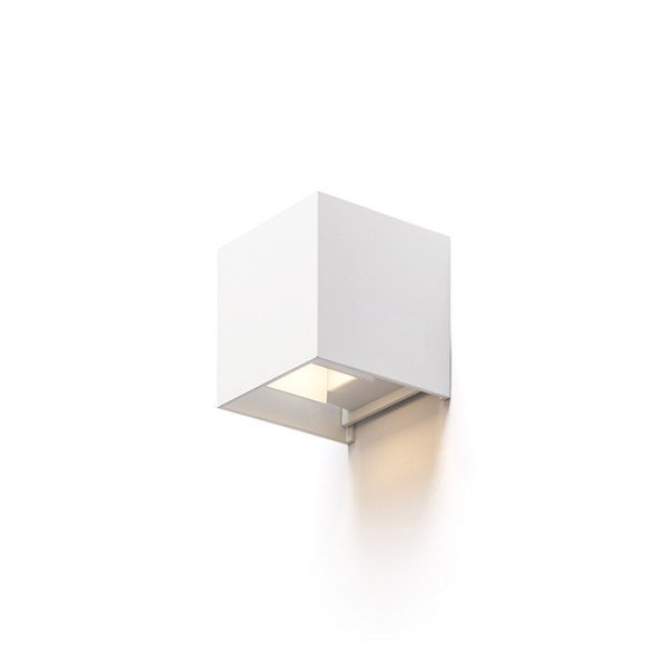 Aplica LED de perete exterior ambientala IP65 TITO SQ DIMM alb, Corpuri de iluminat exterior⭐ modele rustice, clasice, moderne pentru gradina, terasa, curte si alei.✅Design decorativ unic!❤️Promotii lampi❗ ➽www.evalight.ro. a