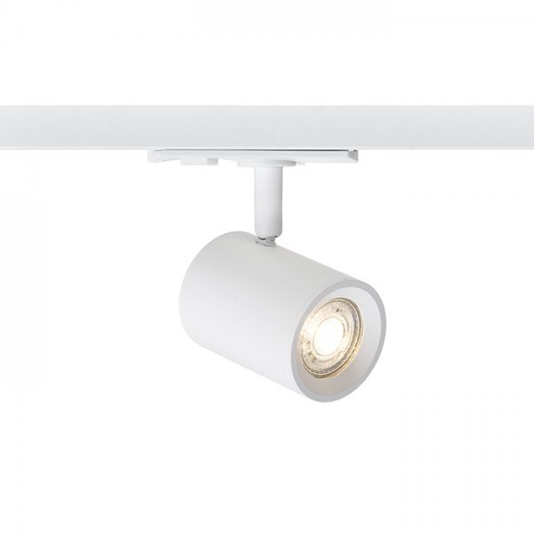 Spot pe sina pentru sinele monofazate 1F-TRAC, CADENZA GU10 alb, Spoturi pe sina, LED⭐ montaj sistem de iluminat cu spot LED pe sina pentru magazine, spatii comerciale si casa.❤️Promotii lampi❗ ➽www.evalight.ro. ✅Alege corpuri de iluminat cu sina magnetica pt interior tehnic de tip lustre cu spot aplicat sau suspendat pe tavan si de perete cu sina, solutii profesionale de calitate la cel mai bun pret.
 a