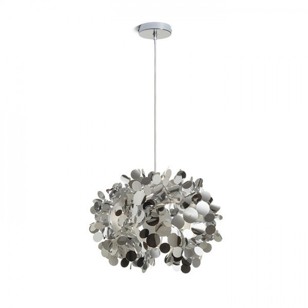 Pendul, Lustra suspendata jucausa CONFETTI crom, Corpuri de iluminat interior, moderne⭐ modele lustre interior pentru living, dormitor, bucatarie, baie.✅DeSiGn decorativ de lux!❤️Promotii lampi❗ ➽www.evalight.ro. Alege Corpuri de iluminat interior elegante in stil modern, suspendate sau aplicate de tavan si perete, ieftine de calitate deosebita la cel mai bun pret.
 a