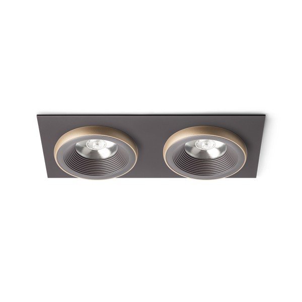 Spot LED incastrabil tavan SHARM SQ II maro/pearl aur, Spoturi incastrate tavan / perete, LED⭐ modele moderne pentru baie, living, dormitor, bucatarie, hol.✅Design decorativ unic!❤️Promotii lampi❗ ➽ www.evalight.ro. Alege corpuri de iluminat interior de tip spot-uri incastrabile cu LED, cu lumina calda, alba rece sau neutra, montare in tavanul fals rigips, mobila, pardoseala, beton, ieftine de calitate la cel mai bun pret. a