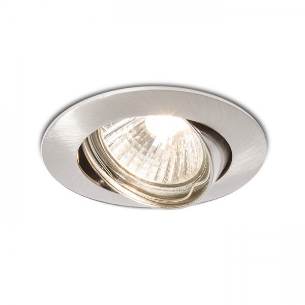 Spot incastrabil pentru tavan TOPIC R nichel, Spoturi incastrate tavan / perete, LED⭐ modele moderne pentru baie, living, dormitor, bucatarie, hol.✅Design decorativ unic!❤️Promotii lampi❗ ➽ www.evalight.ro. Alege corpuri de iluminat interior de tip spot-uri incastrabile cu LED, cu lumina calda, alba rece sau neutra, montare in tavanul fals rigips, mobila, pardoseala, beton, ieftine de calitate la cel mai bun pret. a