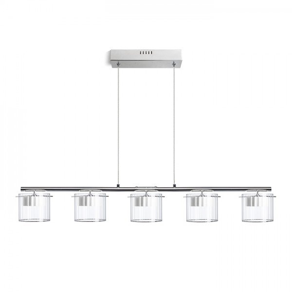 Pendul, Lustra suspendata LED Estera V alb/transparent, Candelabre si Lustre moderne elegante⭐ modele clasice de lux pentru living, bucatarie si dormitor.✅ DeSiGn actual Top 2020!❤️Promotii lampi❗ ➽ www.evalight.ro. Oferte corpuri de iluminat suspendate pt camere de interior (înalte), suspensii (lungi) de tip lustre si candelabre, pendule decorative stil modern, clasic, rustic, baroc, scandinav, retro sau vintage, aplicate pe perete sau de tavan, cu cristale, abajur din material textil, lemn, metal, sticla, bec Edison sau LED, ieftine de calitate deosebita la cel mai bun pret. a