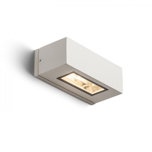 Aplica de perete exterior ambientala IP54 WOOP alba, Aplice de exterior moderne, LED⭐ lampi de perete pentru iluminat exterior terasa casa si gradina.✅Design decorativ!❤️Promotii❗ ➽www.evalight.ro. Alege corpuri de iluminat exterior rezistente la apa tip spoturi aplicate pt perete sau tavan, metalice, abajur din sticla cu decor ornamental, bec LED si lumina ambientala, ieftine si de lux, calitate deosebita la cel mai bun pret. a