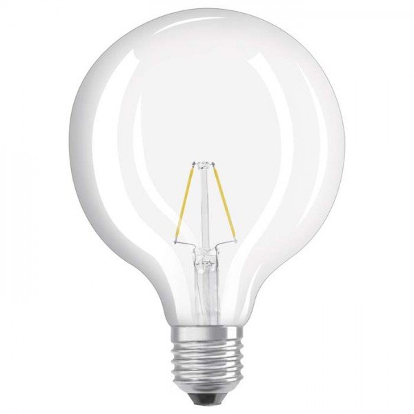 Bec E27 LED 7,5W OSRAM Retrofit Globe 95 DIMM sticla opal 230V EQ75 2700K, Becuri, LED⭐ modele becuri economice si puternice cu halogen, decorative vintage si clasice cu filament Edison style.✅Clasa eficienta energetica!❤️Promotii bec-uri❗ ➽ www.evalight.ro. Alege temperatura de culoare potrivita a becurilor functie de tipul de iluminat interior sau exterior: cu lumina calda, rece, naturala sau neutra. a