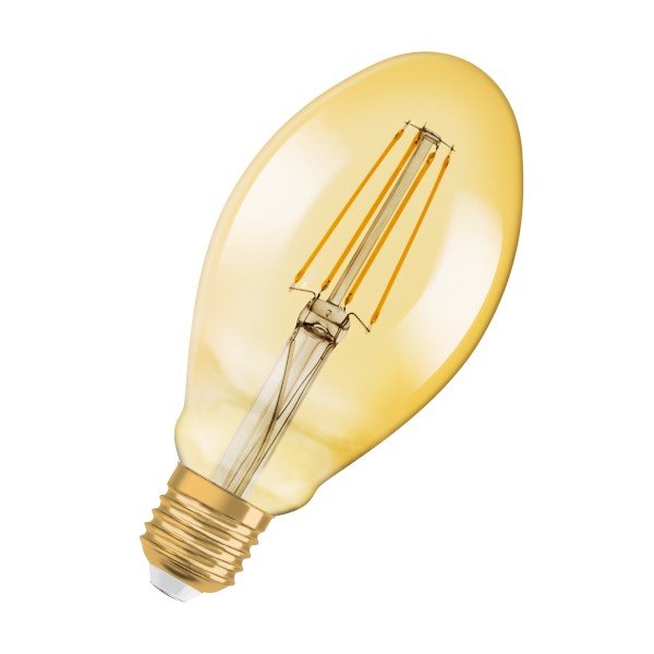 Bec E27 LED 4,5W OSRAM Vintage 230V E27 LED EQ40 2500K, Becuri LED E27 - Bec soclu E27 - dulie bec E27⭐ modele becuri economice LED si clasice cu filament Edison style, decorative vintage.✅Clasa eficienta energetica❗ ➽ www.evalight.ro. Alege temperatura de culoare potrivita a becurilor functie de tipul de iluminare: cu lumina calda, rece, naturala sau neutra. 
Becuri cu soclu (dulie) de tip E27, surse de iluminat inteligente: cu senzor de miscare (telecomanda), (solare) cu consum redus de energie, surse incandescente cu dulie si soclu normale (ceramica, sticla, plastic, aluminiu), LED dimabile cu lumina calda (3000K), lumina rece alba (6500K) si lumina neutra (4000K), lumina naturala, flux luminos cu lumeni, bec LED echivalent 40W / 60W / 100W  tensinea curentului electric este de 12V fata de 220V (Volti) si durata mare de viata, becuri cu lumina puternica stralucitoare, colorate si multicolore, cu forma de lumanare, glob mare sau mic, rezistente la caldura si la apa, ce se aprinde instant la trecerea curentului electric, cu garantie cel mai bun pret❗ a