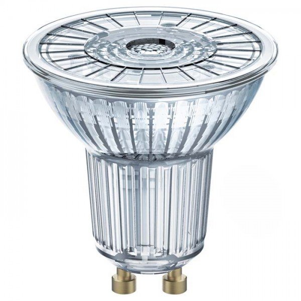 Bec GU10 LED 8.3W OSRAM PAR16 DIMM 230V EQ80 36° 4000K, Becuri GU10 LED - Bec halogen soclu GU10 - dulie bec GU10⭐ modele becuri economice si halogen.✅Clasa eficienta energetica❗ ➽ www.evalight.ro. Alege temperatura de culoare potrivita a becurilor functie de tipul de iluminare: cu lumina calda, rece, naturala sau neutra. 
Becuri cu soclu (dulie) de tip GU10 cu LED dimabile cu lumina calda (3000K), lumina rece alba (6500K) si lumina neutra (4000K), lumina naturala, proiectoare si reflectoare cu spot-uri reglabile cu flux luminos directionabil, aplicate si incastrate pe tavan fals rigips (plafon), perete, lumeni, bec LED ECO echivalent 35W / 50W / 100W (Watt) tensinea curentului electric este de 12V fata de 220V (Volti), durata mare de viata, becuri cu lumina puternica (luminozitate mare), ce consumă mai putina energie electrica, rezistente la caldura si la apa, cu garantie cel mai bun pret❗ a