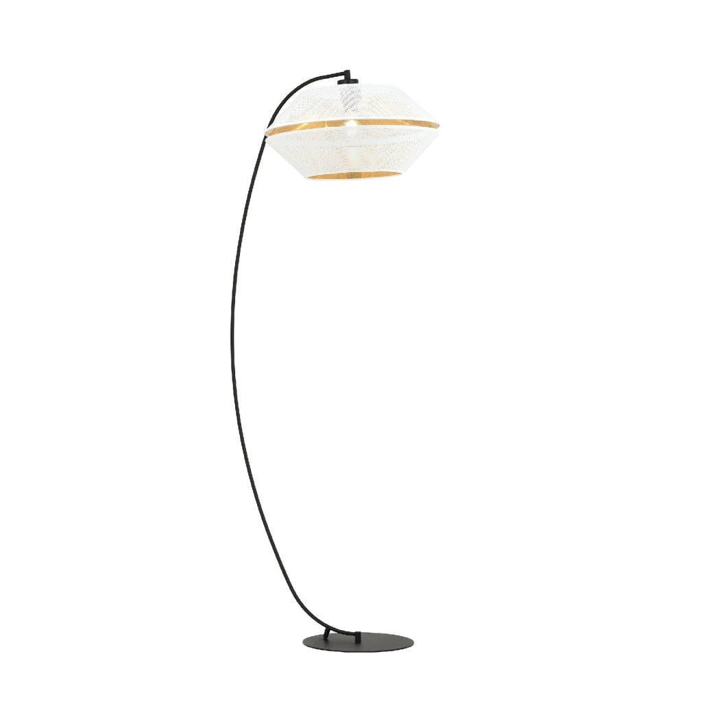 Lampa de podea eleganta design modern MALIA alb, auriu, Lampadare moderne de podea⭐ modele elegante pentru iluminat camera living dormitor.✅DeSiGn decorativ de lux unic!❤️Promotii lampi❗ ➽www.evalight.ro. Alege corpuri de iluminat de podea pt interior cu reader LED, ieftine de calitate deosebita la cel mai bun pret. a