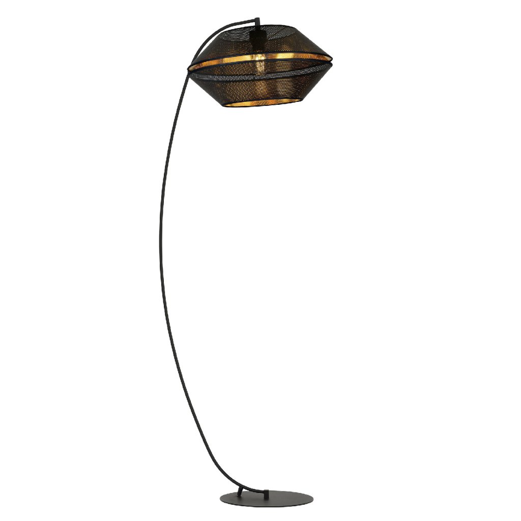 Lampa de podea eleganta design modern MALIA negru, auriu, Lampadare moderne de podea⭐ modele elegante pentru iluminat camera living dormitor.✅DeSiGn decorativ de lux unic!❤️Promotii lampi❗ ➽www.evalight.ro. Alege corpuri de iluminat de podea pt interior cu reader LED, ieftine de calitate deosebita la cel mai bun pret. a