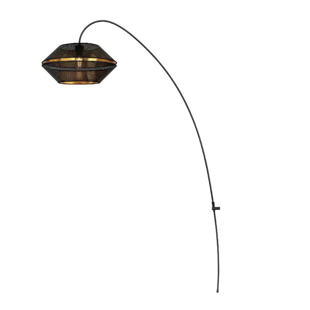 Lampa decorativa design modern CHELSEA 1 BLACK/GOLD, Lampadare moderne de podea⭐ modele elegante pentru iluminat camera living dormitor.✅DeSiGn decorativ de lux unic!❤️Promotii lampi❗ ➽www.evalight.ro. Alege corpuri de iluminat de podea pt interior cu reader LED, ieftine de calitate deosebita la cel mai bun pret. a