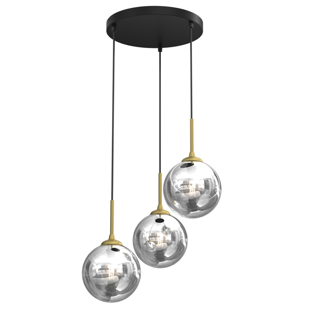 Lustra cu 3 pendule design modern Reflex negru, Corpuri de iluminat interior, moderne⭐ modele lustre interior pentru living, dormitor, bucatarie, baie.✅DeSiGn decorativ de lux!❤️Promotii lampi❗ ➽www.evalight.ro. Alege Corpuri de iluminat interior elegante in stil modern, suspendate sau aplicate de tavan si perete, ieftine de calitate deosebita la cel mai bun pret.
 a