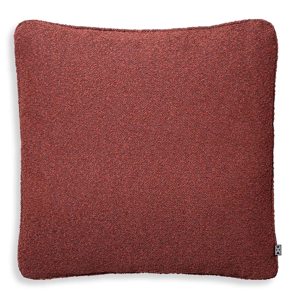 Perna decorativa LUX Boucle L, Boucle rouge, Perne decorative / Fete de perna moderne pentru decor canapea living si pat dormitor⭐ modele de lux deosebite✅ pufoase de catifea, blana, vintage, ideale pt camera de zi si o sufragerie eleganta❗ ➽ www.evalight.ro.  a