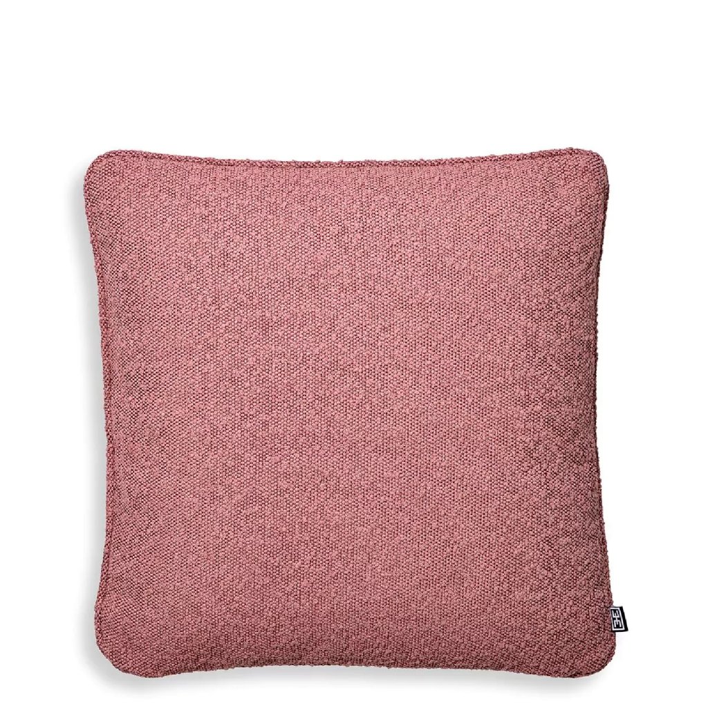 Perna decorativa LUX Boucle S, Boucle rose, Perne decorative / Fete de perna moderne pentru decor canapea living si pat dormitor⭐ modele de lux deosebite✅ pufoase de catifea, blana, vintage, ideale pt camera de zi si o sufragerie eleganta❗ ➽ www.evalight.ro.  a