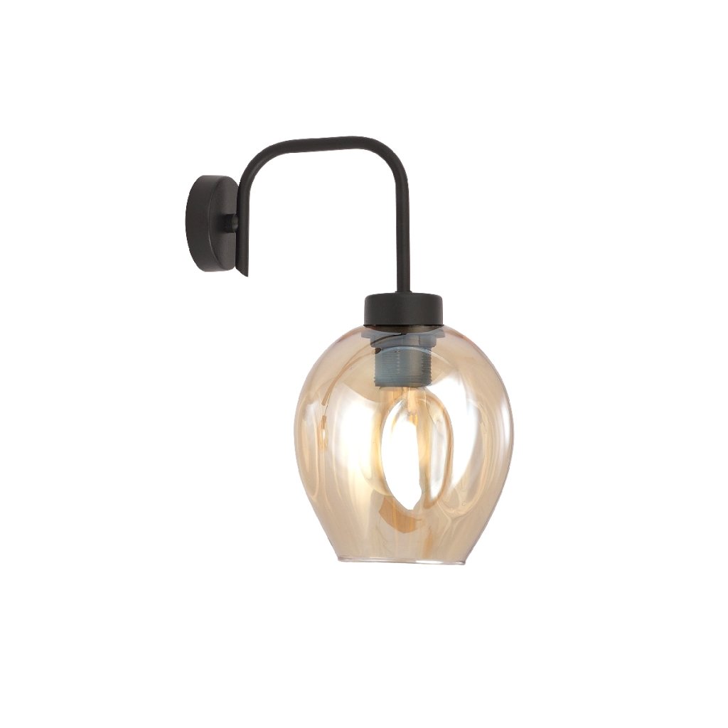 Aplica de perete moderna LUKKA K1 BLACK/AMBER, Aplice de perete moderne, LED⭐ modele potrivite pentru iluminat living dormitor, bucatarie, hol.✅DeSiGn decorativ actual unic!❤️Promotii lampi❗ ➽www.evalight.ro. Alege corpuri de iluminat interior elegante de tip lustre aplicate de perete si tavan pt camere casa, ieftine si de lux, calitate deosebita la cel mai bun pret. a