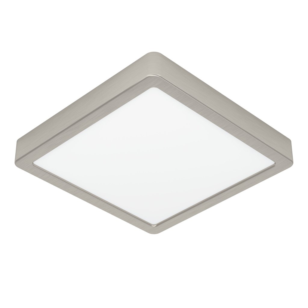 Plafoniera LED dimabila design modern FUEVA 5 nichel mat, 21x21cm, 3000K, Promotii lustre, reduceri⭐ corpuri de iluminat, mobila si decoratiuni de interior si exterior.⭕Oferte Pret redus online ➽ www.evalight.ro❗ a