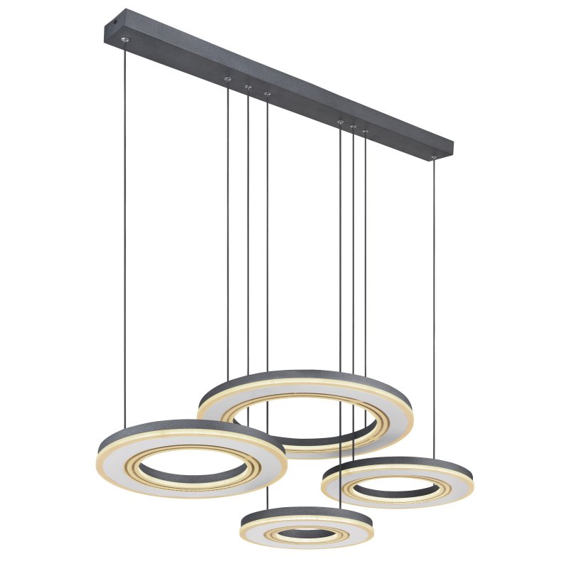 Lustra LED suspendata cu telecomanda design modern Blasius negru, alb 100cm, Corpuri de iluminat interior LED⭐ modele lustre interior LED pentru living, dormitor, bucatarie, baie.✅DeSiGn decorativ de lux!❤️Promotii lampi LED❗ ➽www.evalight.ro. Alege Corpuri de iluminat interior LED elegante in stil modern, suspendate sau aplicate de tavan si perete, ieftine de calitate deosebita la cel mai bun pret. a