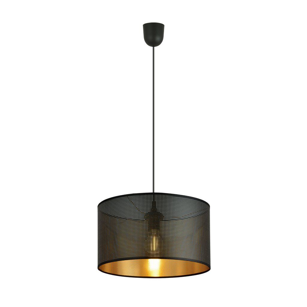 Pendul design modern Aston 1 negru, auriu, Pendule / Lustre suspendate moderne, LED⭐ modele elegante pentru bucatarie, living dormitor.✅DeSiGn decorativ unic!❤️Promotii lampi❗ ➽www.evalight.ro. Alege corpuri de iluminat suspendate pt interior stil modern, suspensii de tip pendule cu cristale, abajur material textil, lemn, metal, sticla, bec tip lumanare Edison sau LED, ieftine si de lux, calitate deosebita la cel mai bun pret. a