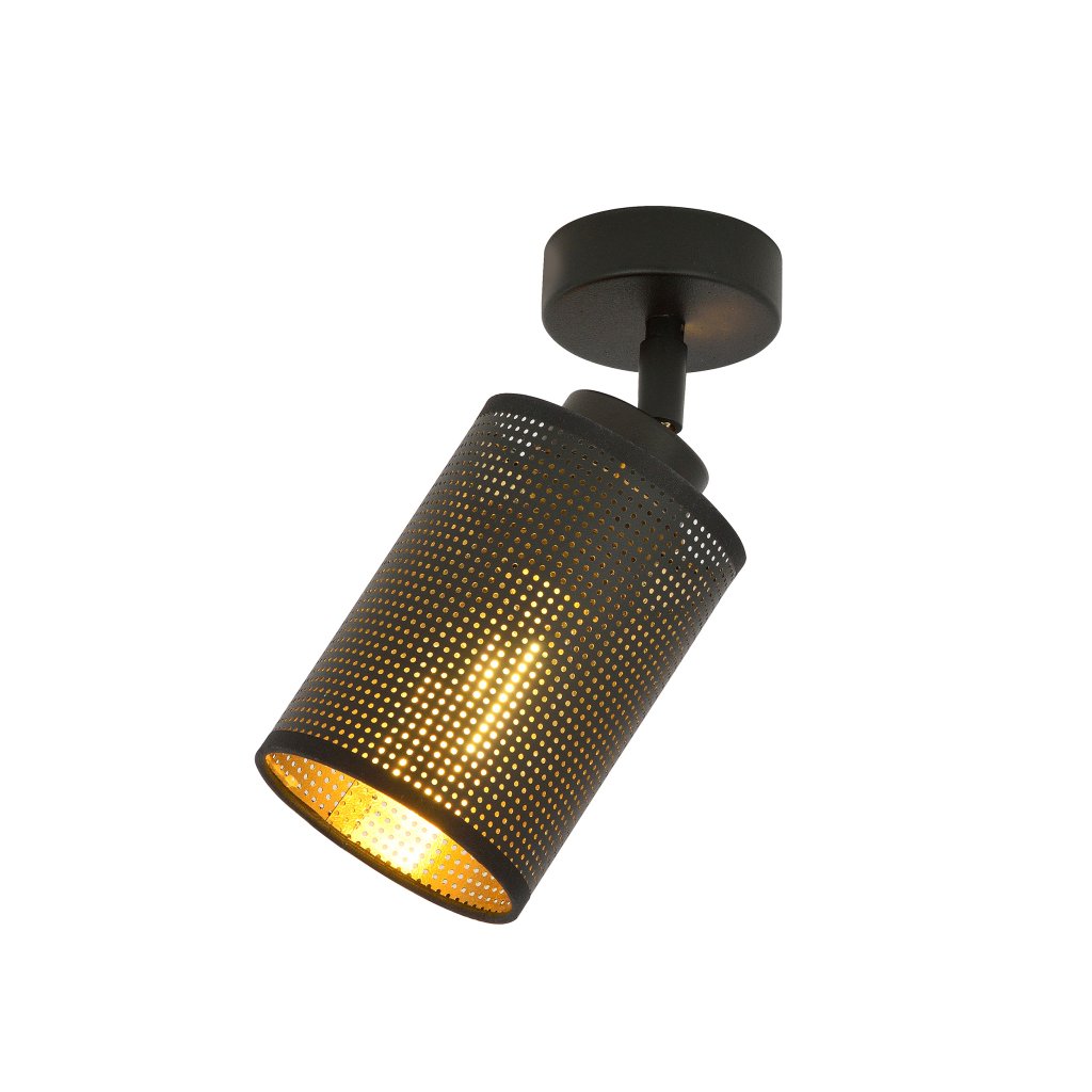 Aplica de perete / tavan cu spot directionabil design modern Bronx negru, auriu, Aplice aplicate perete sau tavan cu spot, LED⭐ modele moderne corpuri de iluminat tip spot-uri pe bara.✅Design decorativ unic!❤️Promotii lampi❗ ➽ www.evalight.ro. Alege aplice de iluminat interior, lustre si plafoniere cu 1 spot cu lumina LED si directie reglabila, spot orientabil cu intrerupator, simple si ieftine de calitate la cel mai bun pret. a