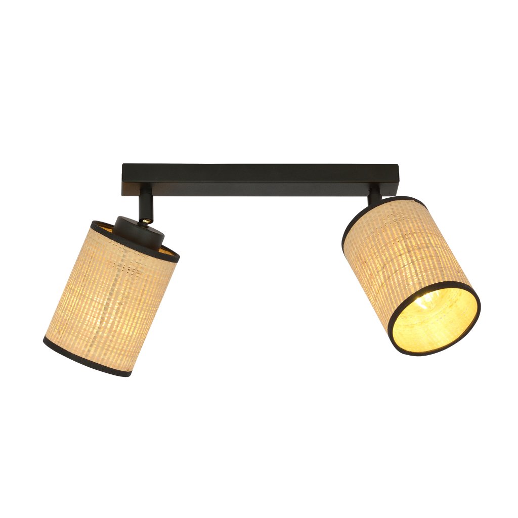 Aplica de perete / tavan cu 2 spoturi directionabile design industrial Yoga 2 negru, Aplice cu spot, LED⭐ spot-uri aplicate de perete sau tavan corpuri de iluminat cu directie reglabila.✅Design decorativ 2022!❤️Promotii lampi❗ ➽ www.evalight.ro. Alege oferte aplice moderne de iluminat interior, lustre si plafoniere tip spot orientabil pe bara cu intrerupator, simple si ieftine de calitate la cel mai bun pret. a