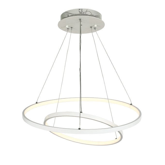 Lustra design modern circular cu 2 inele LED ROTUNDA, Lustre LED, moderne⭐ modele pendule pentru iluminat dormitor, living, bucatarie.✅DeSiGn decorativ unic!❤️Promotii lampi LED❗ ➽ www.evalight.ro. Alege corpuri de iluminat cu LED suspendate pt interior, suspensii elegante de lux cu cristale (becuri cu leduri si module LED integrate cu lumina calda, naturala sau rece), ieftine de calitate deosebita la cel mai bun pret.  a