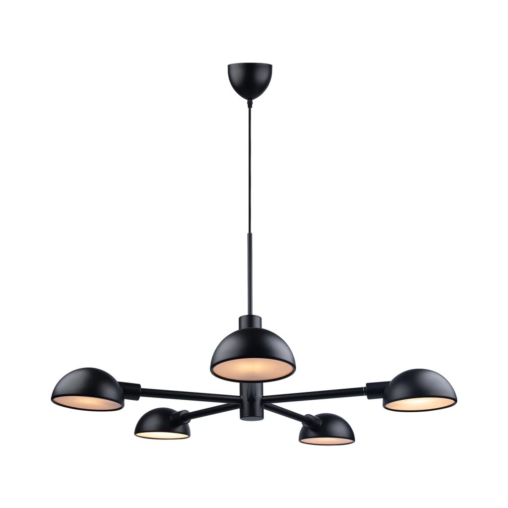 Lustra suspendata design modern Nomi negru, Candelabre si Lustre moderne elegante⭐ modele clasice de lux pentru living, bucatarie si dormitor.✅ DeSiGn actual Top 2020!❤️Promotii lampi❗ ➽ www.evalight.ro. Oferte corpuri de iluminat suspendate pt camere de interior (înalte), suspensii (lungi) de tip lustre si candelabre, pendule decorative stil modern, clasic, rustic, baroc, scandinav, retro sau vintage, aplicate pe perete sau de tavan, cu cristale, abajur din material textil, lemn, metal, sticla, bec Edison sau LED, ieftine de calitate deosebita la cel mai bun pret. a