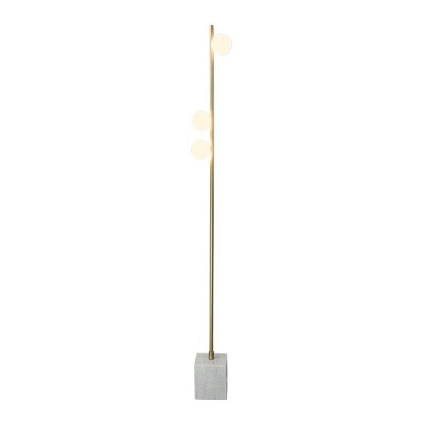 Lampadar, lampa de podea design modern Vionce alb, auriu, Lampadare moderne de podea⭐ modele elegante pentru iluminat camera living dormitor.✅DeSiGn decorativ de lux unic!❤️Promotii lampi❗ ➽www.evalight.ro. Alege corpuri de iluminat de podea pt interior cu reader LED, ieftine de calitate deosebita la cel mai bun pret. a