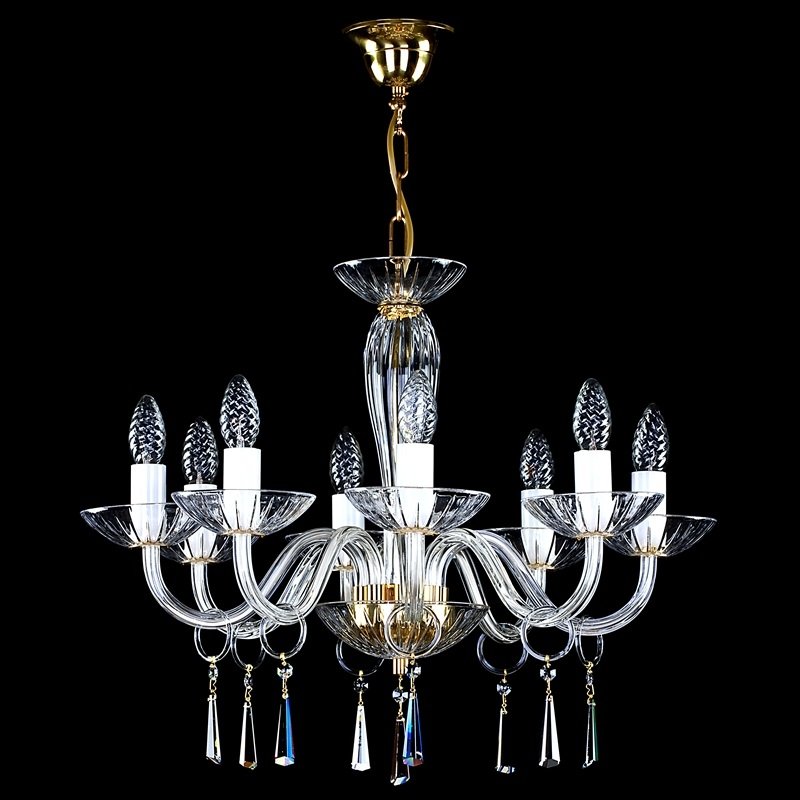 Lustra 8 brate Cristal Bohemia Exclusive STEFANIE VIII., Lustre cristal si Corpuri de iluminat suspendate⭐ modele de lux elegante din cristal Stil Exclusive.✅Design Premium Top❗ ➽ www.evalight.ro.  a