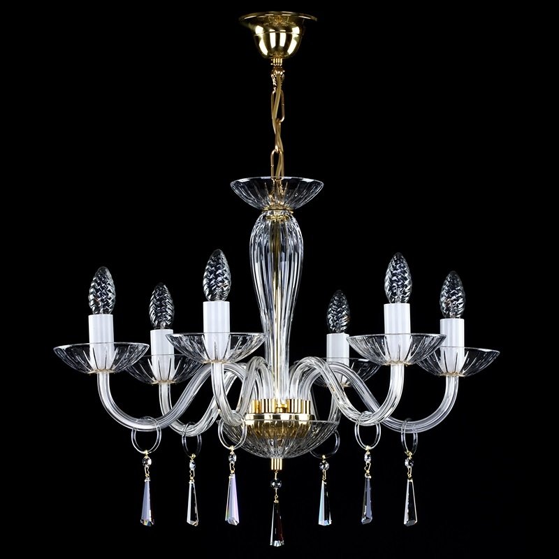 Lustra 6 brate Cristal Bohemia Exclusive STEFANIE VI., Lustre cristal si Corpuri de iluminat suspendate⭐ modele de lux elegante din cristal Stil Exclusive.✅Design Premium Top❗ ➽ www.evalight.ro.  a