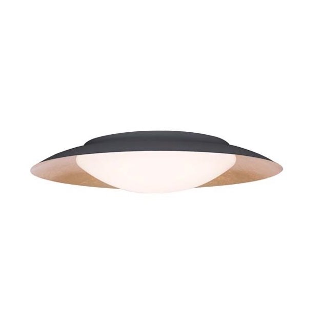 Plafoniera LED design modern Celil negru, auriu 40cm, Candelabre si Lustre moderne elegante⭐ modele clasice de lux pentru living, bucatarie si dormitor.✅ DeSiGn actual Top 2020!❤️Promotii lampi❗ ➽ www.evalight.ro. Oferte corpuri de iluminat suspendate pt camere de interior (înalte), suspensii (lungi) de tip lustre si candelabre, pendule decorative stil modern, clasic, rustic, baroc, scandinav, retro sau vintage, aplicate pe perete sau de tavan, cu cristale, abajur din material textil, lemn, metal, sticla, bec Edison sau LED, ieftine de calitate deosebita la cel mai bun pret. a