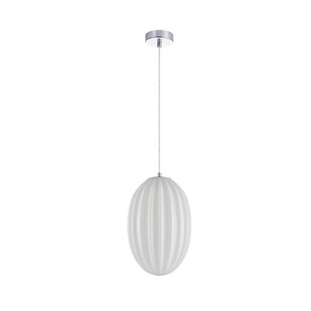 Pendul design modern Finest alb, crom 20cm, Candelabre si Lustre moderne elegante⭐ modele clasice de lux pentru living, bucatarie si dormitor.✅ DeSiGn actual Top 2020!❤️Promotii lampi❗ ➽ www.evalight.ro. Oferte corpuri de iluminat suspendate pt camere de interior (înalte), suspensii (lungi) de tip lustre si candelabre, pendule decorative stil modern, clasic, rustic, baroc, scandinav, retro sau vintage, aplicate pe perete sau de tavan, cu cristale, abajur din material textil, lemn, metal, sticla, bec Edison sau LED, ieftine de calitate deosebita la cel mai bun pret. a