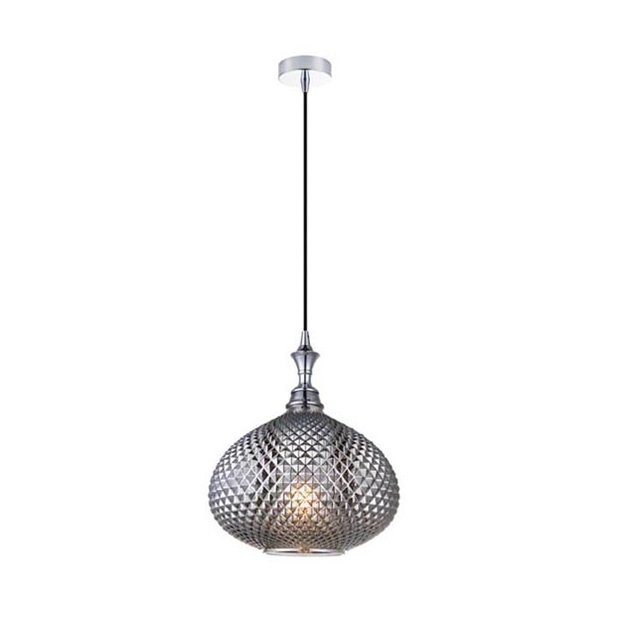 Pendul design modern Hemil fumuriu, crom 29cm, Candelabre si Lustre moderne elegante⭐ modele clasice de lux pentru living, bucatarie si dormitor.✅ DeSiGn actual Top 2020!❤️Promotii lampi❗ ➽ www.evalight.ro. Oferte corpuri de iluminat suspendate pt camere de interior (înalte), suspensii (lungi) de tip lustre si candelabre, pendule decorative stil modern, clasic, rustic, baroc, scandinav, retro sau vintage, aplicate pe perete sau de tavan, cu cristale, abajur din material textil, lemn, metal, sticla, bec Edison sau LED, ieftine de calitate deosebita la cel mai bun pret. a