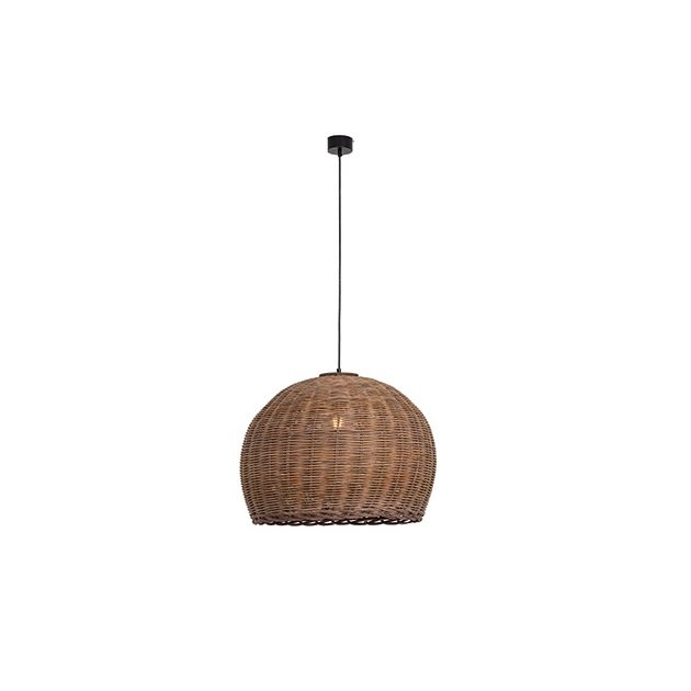 Lustra design natural din ratan Parni natur 65cm, Pendule / Lustre suspendate moderne, LED⭐ modele elegante pentru bucatarie, living dormitor.✅DeSiGn decorativ unic!❤️Promotii lampi❗ ➽www.evalight.ro. Alege corpuri de iluminat suspendate pt interior stil modern, suspensii de tip pendule cu cristale, abajur material textil, lemn, metal, sticla, bec tip lumanare Edison sau LED, ieftine si de lux, calitate deosebita la cel mai bun pret. a