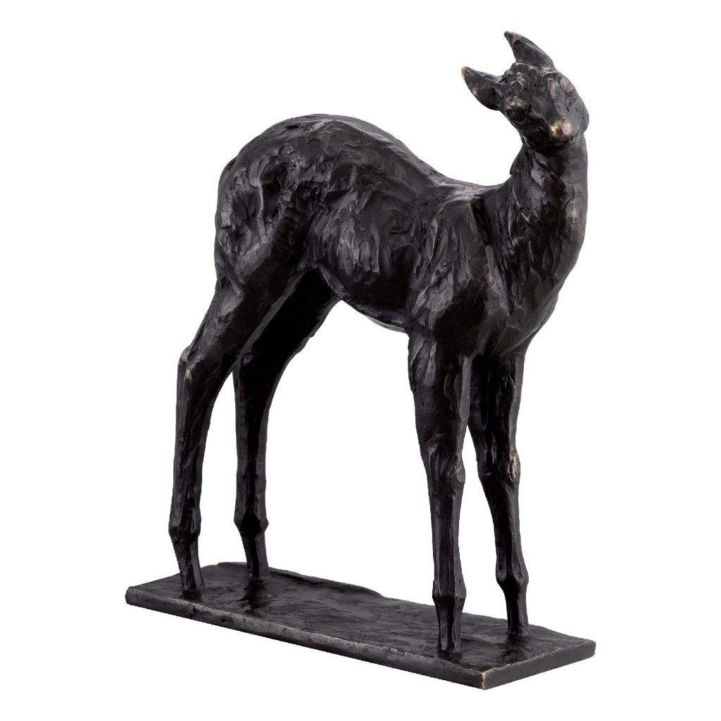 Statueta decorativa din bronz Deer, Statuete / Figurine decorative moderne⭐ decoratiuni interioare de lux, obiecte de decor ❗ ➽ www.evalight.ro.   a